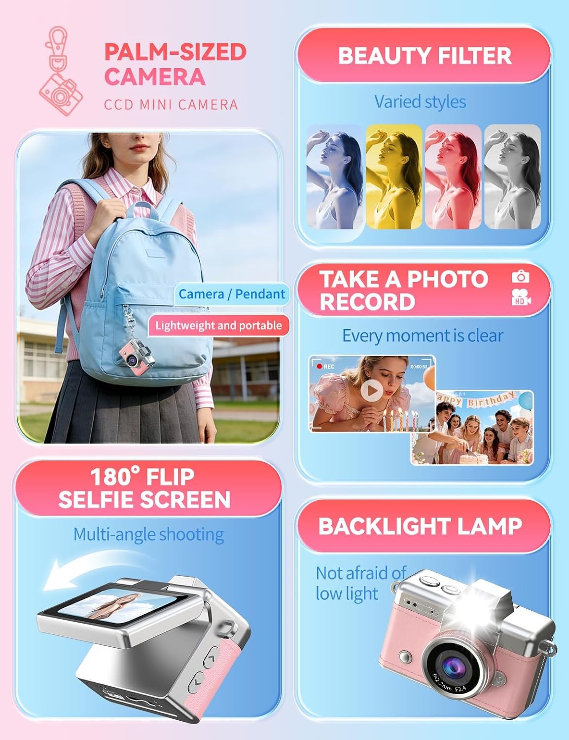 Mini Camera Keychain