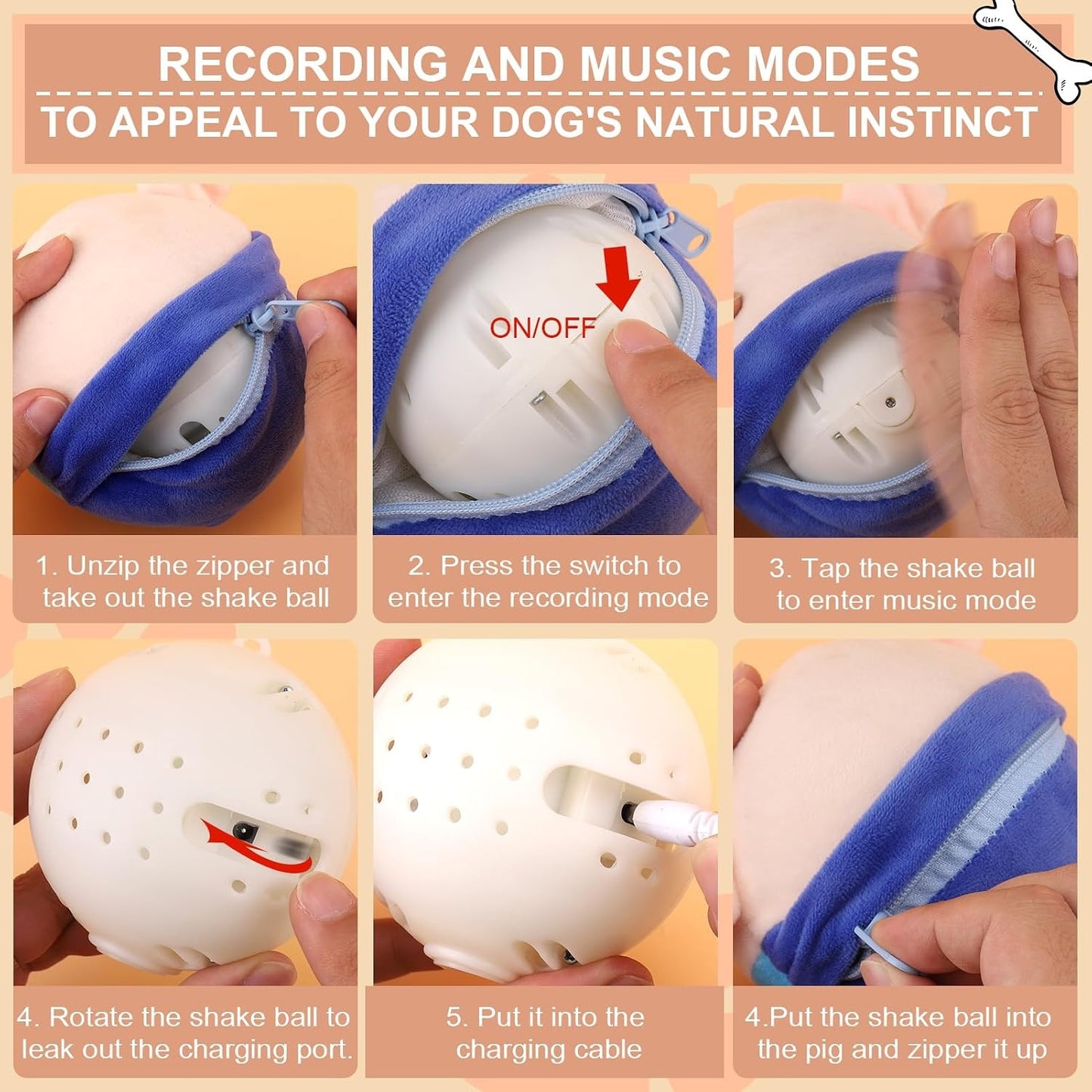 Interactive Mimicking Dog/Cat Toy